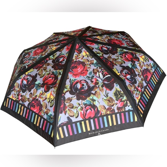 MacKenzie-Childs Accessories - MacKenzie-Childs Tivoli Gardens Travel Umbrella